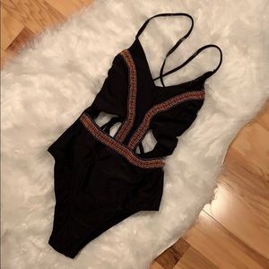 Cute Cut-Out One Piece Bathing Suit